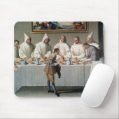 St. Hugh von Cluny (1024-1109) im Refektorium von Mousepad (Mit Mouse)