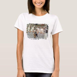 St. Hugh von Cluny (1024-1109) im Refektorium von T-Shirt