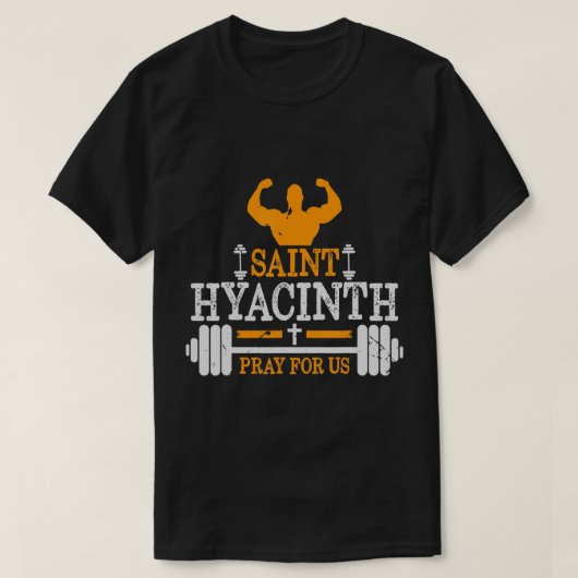 St. Hyacinth Polen Schutzheilige von Weightliftin T-Shirt (Design vorne)