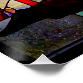 St. Ignatius Glasfenster hohe Res Poster (Ecke)