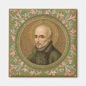 St. Ignatius Loyola (BK 050) Square Magnet (Vorne)