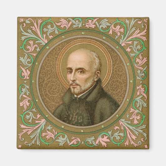 St. Ignatius Loyola (BK 050) Square Magnet (Vorne)