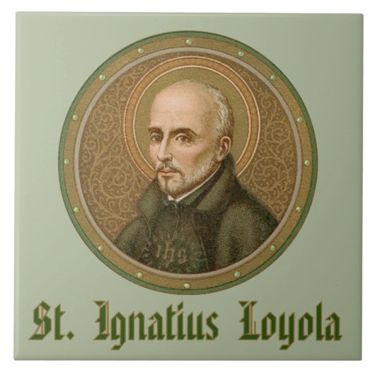 St. Ignatius Loyola (BK 050; Stil 1) Fliese (Vorderseite)