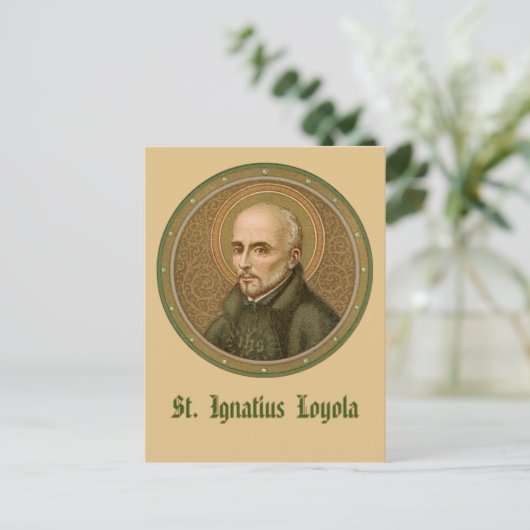 St. Ignatius Loyola (BK 050) (Stil 1) Postkarte (Stehend Vorderseite)