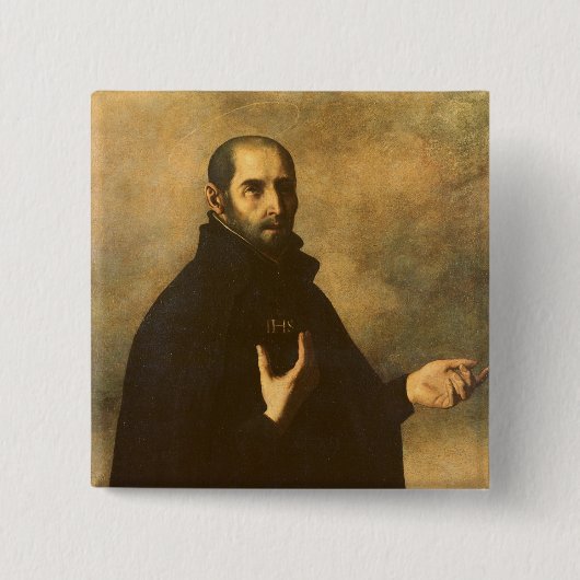 St Ignatius Loyola Button (Vorderseite)