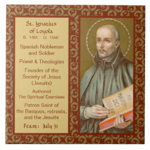 St. Ignatius Loyola (JM 27; Bio) Keramik Tile Fliese