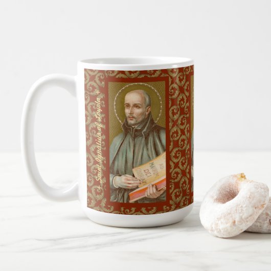 St. Ignatius Loyola (JM 27) Tasse Kaffee (Mit Donut)