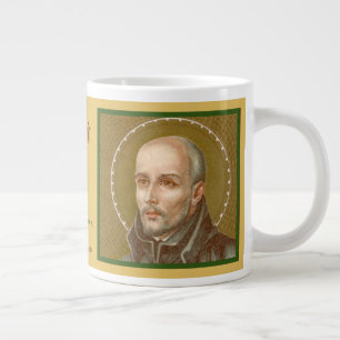 St Ignatius Loyola (JM 27; Zitat) Riesige Kaffeeta Jumbo-Tasse