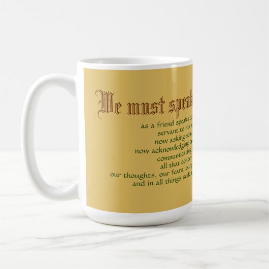 St. Ignatius Loyola (JM 27; Zitat) Tasse des Kaffe (Links)