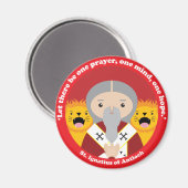 St. Ignatius von Antioch Magnet (Vorderseite/Rückseite)