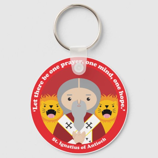 St. Ignatius von Antioch Schlüsselanhänger (Vorderseite)