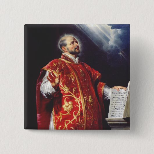 St. Ignatius von Loyola Button (Vorderseite)