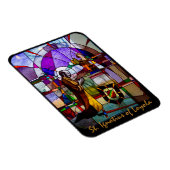 St. Ignatius von Loyola Glasfenster Magnet (Rechte Seite)