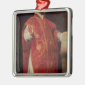 St Ignatius von Loyola-Gründer der Jesuite Silbernes Ornament (Links)
