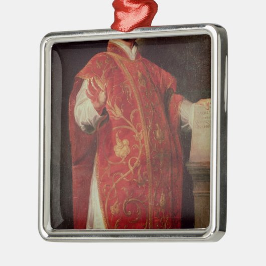 St Ignatius von Loyola-Gründer der Jesuite Silbernes Ornament (Links)