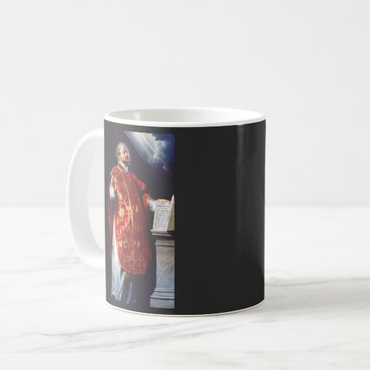 St. Ignatius von Loyola Kaffeetasse (Vorderseite Links)