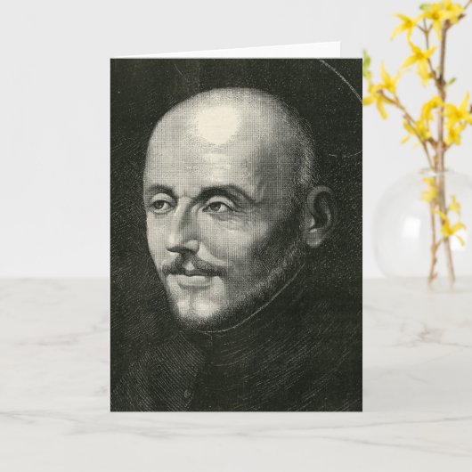 St. Ignatius von Loyola Karte (Gelbe Blume)
