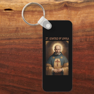 St. Ignatius von Loyola Katholischer Vintager Schl Schlüsselanhänger