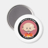 St. Ignatius von Loyola Magnet (Vorderseite/Rückseite)