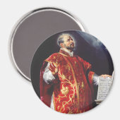 St. Ignatius von Loyola Magnet (Vorderseite/Rückseite)