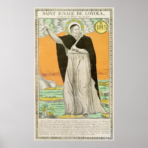St. Ignatius von Loyola Poster