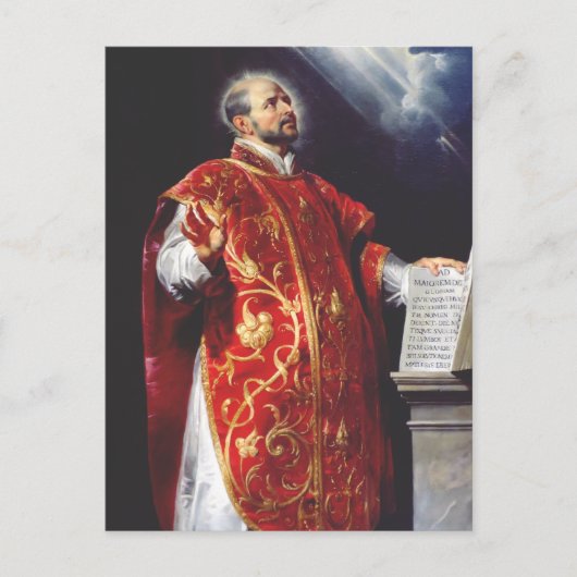 St. Ignatius von Loyola Postkarte (Vorderseite)