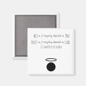 St. Ignatius von Loyola Quote Magnet (Vorderseite/Rückseite)