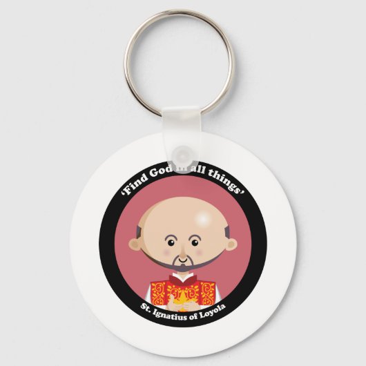 St. Ignatius von Loyola Schlüsselanhänger (Vorderseite)