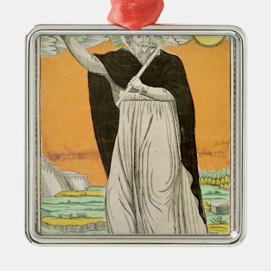 St Ignatius von Loyola Silbernes Ornament (Vorne)