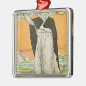 St Ignatius von Loyola Silbernes Ornament (Links)