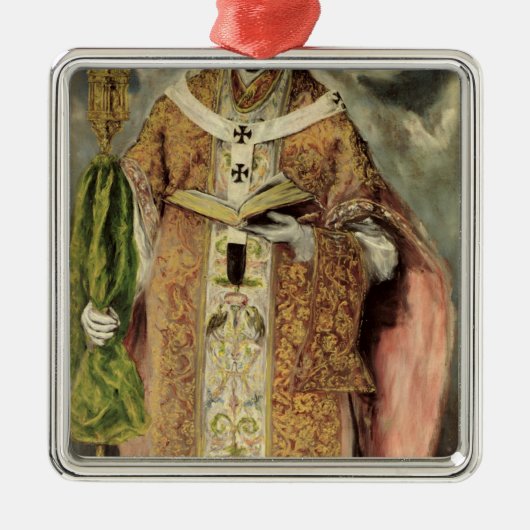 St. Ildefonso 1605-1610 Ornament Aus Metall (Vorne)