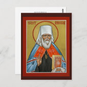 St. Innocent of Alaska Gebetskarte Postkarte (Vorne/Hinten)