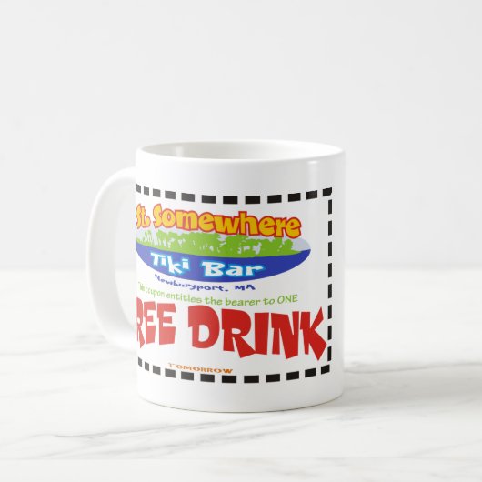 St. Irgendwo GETRÄNK-KUPON Tasse (Vorderseite Links)