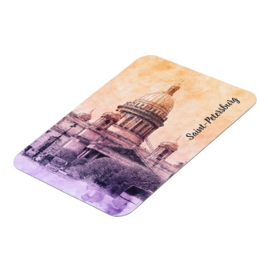 St. Isaac's Cathedral Magnet - St. Petersburg (Linke Seite)