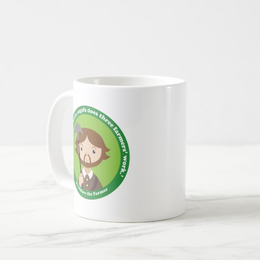 St. Isidore, der Bauer Kaffeetasse (Vorderseite Links)