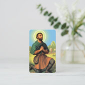 St. Isidore Prayer Card Visitenkarte (Stehend Vorderseite)