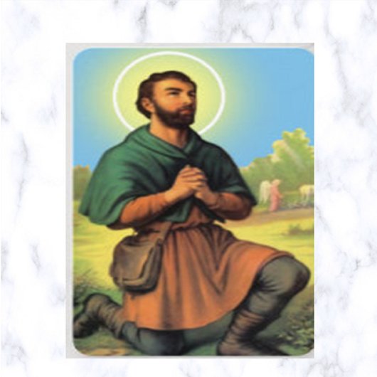 St. Isidore Prayer Card Visitenkarte