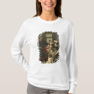 St. Isidore rettet ein Kind, das in ein wel T-Shirt