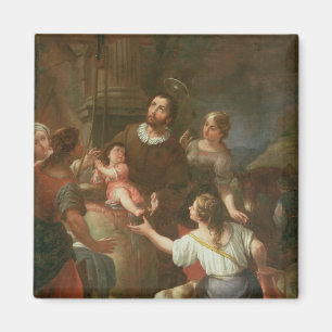 St. Isidore und das Wunder am Brunnen Magnet