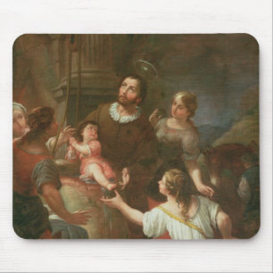 St. Isidore und das Wunder am Brunnen Mousepad