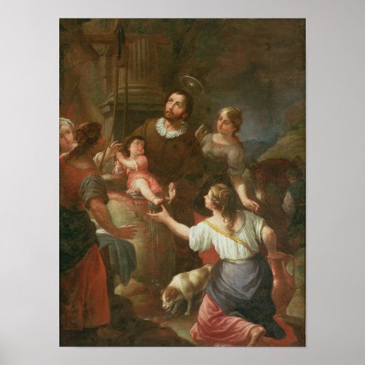 St. Isidore und das Wunder am Brunnen Poster (Vorne)