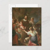 St. Isidore und das Wunder am Brunnen Postkarte (Vorne/Hinten)