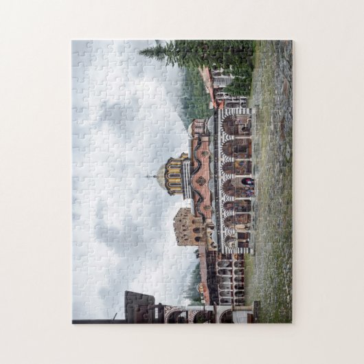 St Ivan Rilski Kloster Rila Berg Bulgarien Puzzle (Vertikal)
