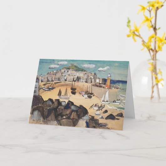 St. Ives | Christopher Wood Karte (Gelbe Blume)