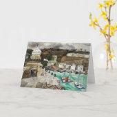 St. Ives, Cornwall | Christopher Wood Karte (Gelbe Blume)