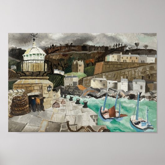 St. Ives, Cornwall | Christopher Wood Poster (Vorne)