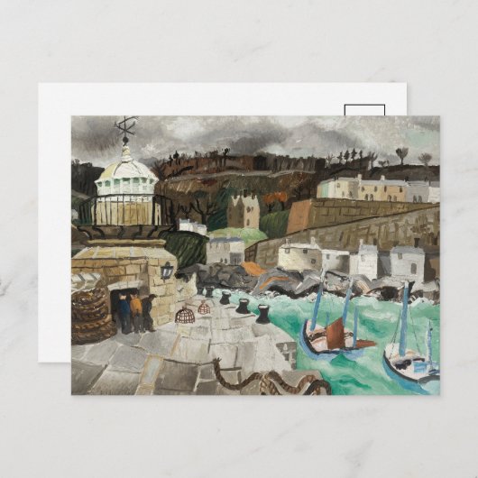 St. Ives, Cornwall | Christopher Wood Postkarte (Vorne/Hinten)
