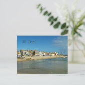 St Ives Cornwall England Foto Postkarte (Stehend Vorderseite)