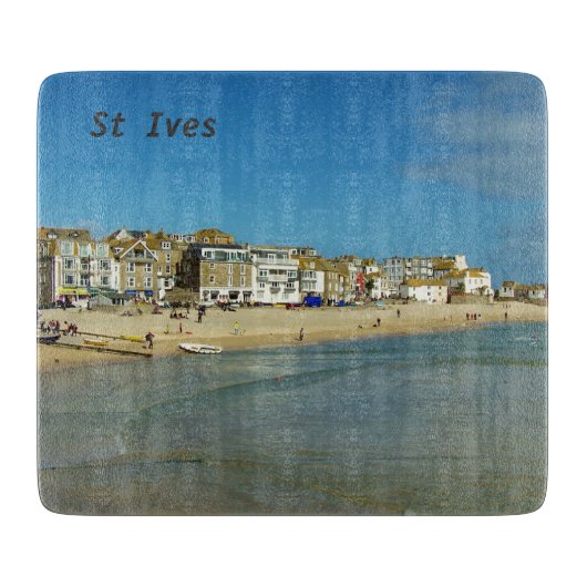 St. Ives Cornwall England Foto Schneidebrett (Vorderseite)