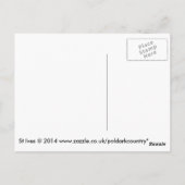 St Ives Cornwall England Postkarte (Rückseite)